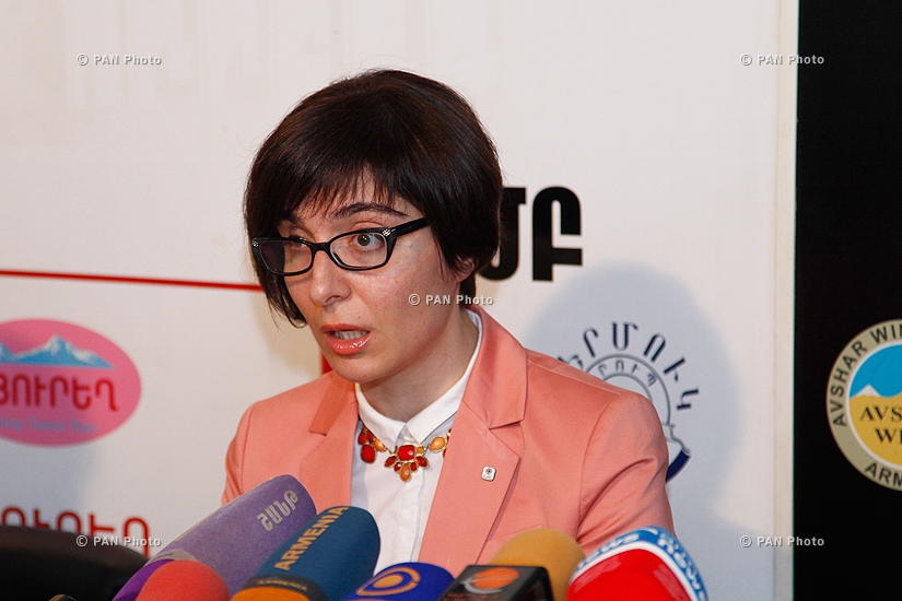 Press conference of Zara Amatuni, representative of the ICRC Yerevan office