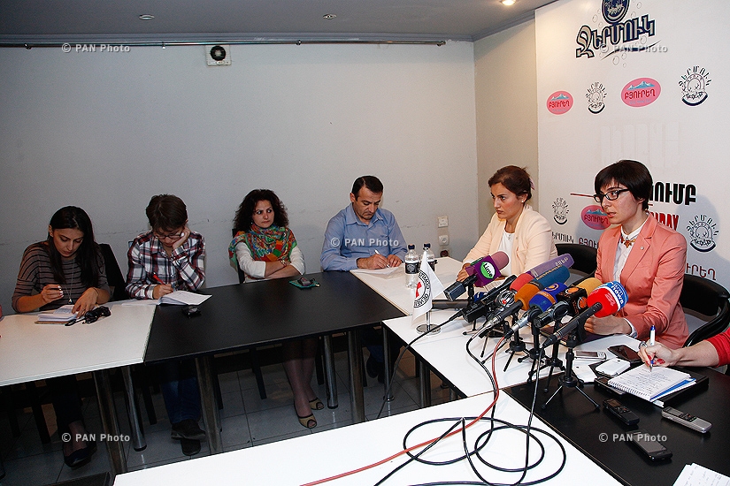 Пресс-конференция представителя ереванского офиса МККК Зары Аматуни