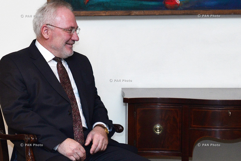 Armenian Foreign Minister Edward Nalbandian meets OSCE MG Co-Chairs and the Personal Representative of the OSCE Chairperson-in-Office Andrzej Kasprzyk