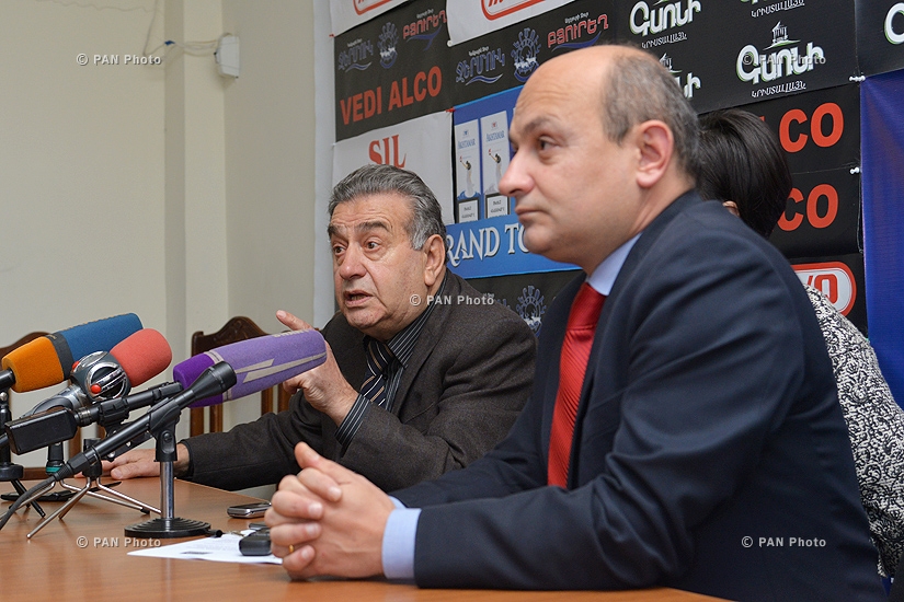 Press conference of Rafik Petrosyan and Stepan Safaryan