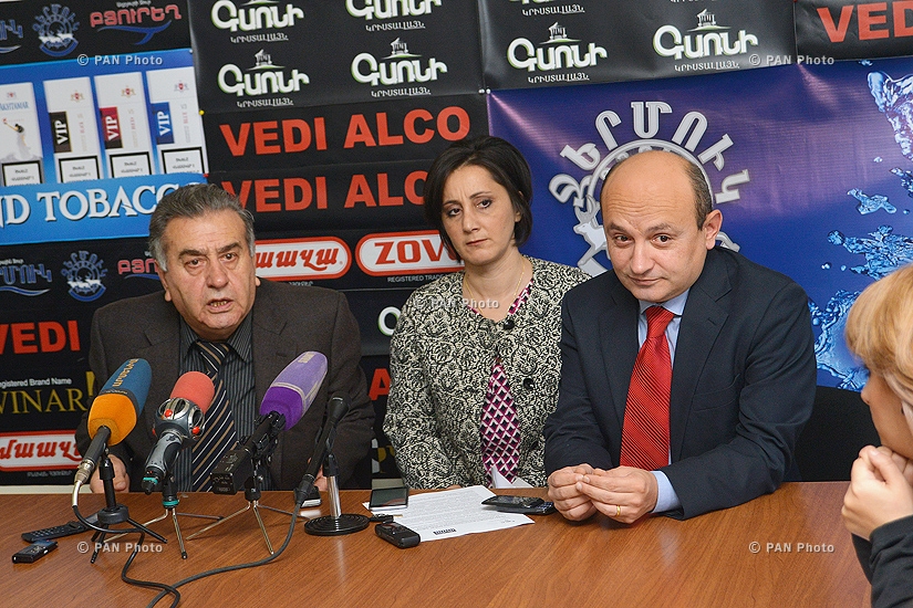 Press conference of Rafik Petrosyan and Stepan Safaryan