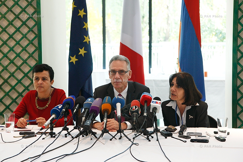 Press conference of French ambassador to Armenia Henri Reynaud