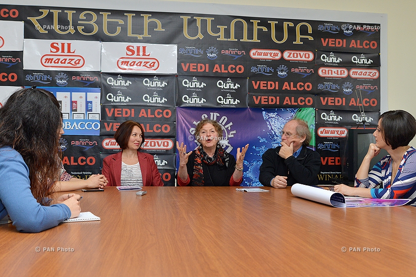 Press conference of Jeannette Aster, Austria-born Canadian opera director