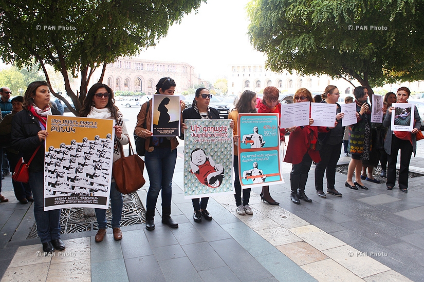 Protest action against changes in Maternity Leave Law