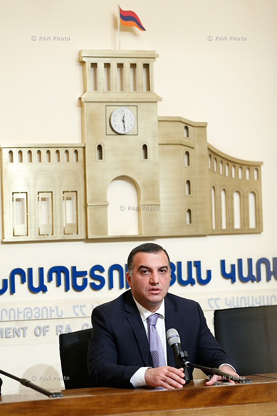  Пресс-конференция министра труда и социальных вопросов РА Артема Асатряна