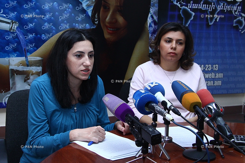 Press conference of members of the civil initiative for “Fair Maternity Leave Benefits”