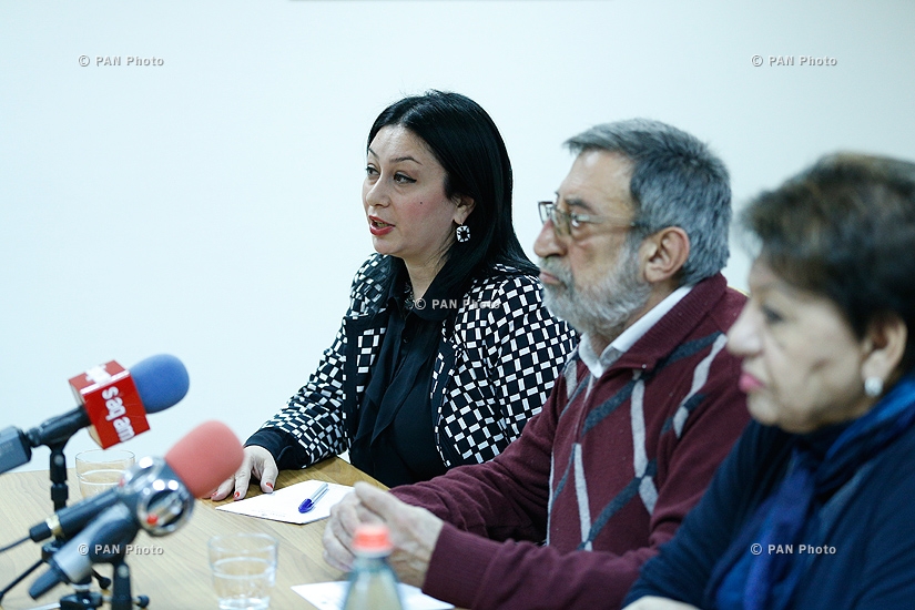 Press conference of Nikolay Tsaturyan, Hasmik Kirakosyan and Marianna Mamyan