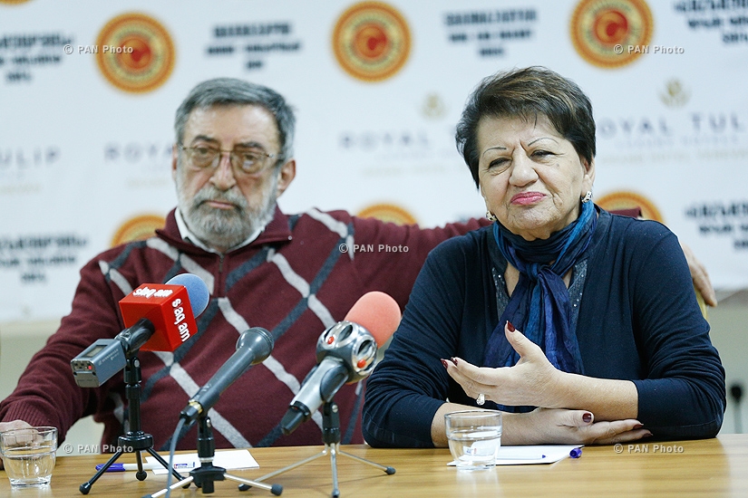 Пресс-конференция Николая Цатуряна, Асмик Киракосяна и Марианны Мамян