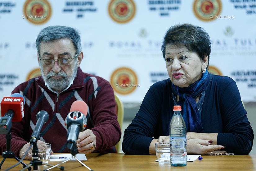 Press conference of Nikolay Tsaturyan, Hasmik Kirakosyan and Marianna Mamyan