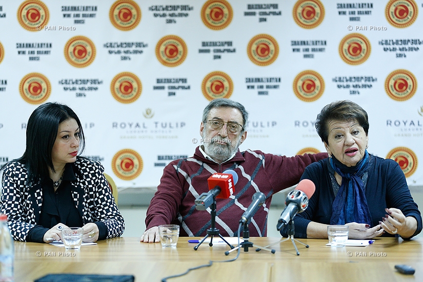Пресс-конференция Николая Цатуряна, Асмик Киракосяна и Марианны Мамян
