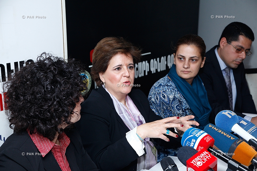 Press conference of IMF Resident Representative in Armenia Teresa Daban Sanchez