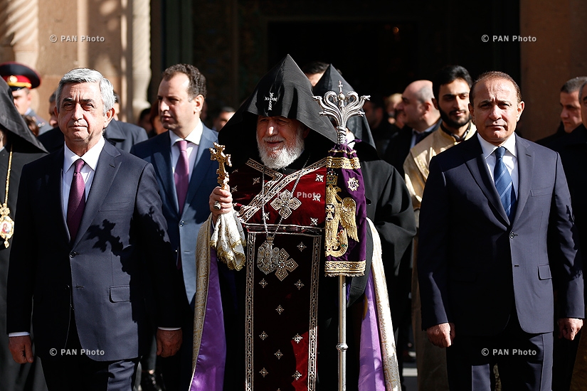 Отметили 15-ю годовщину интронизации Католикоса Всех Армян Гарегина Второго