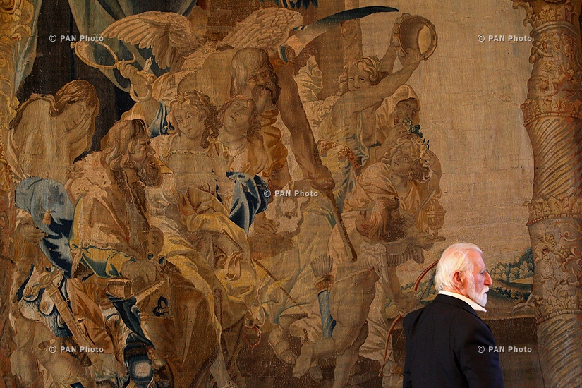 Exhibition of Flemish tapestry at National Gallery of Armenia