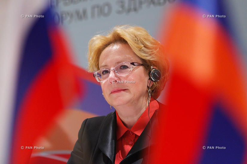 Russian Minister of Health Veronika Skvortsova