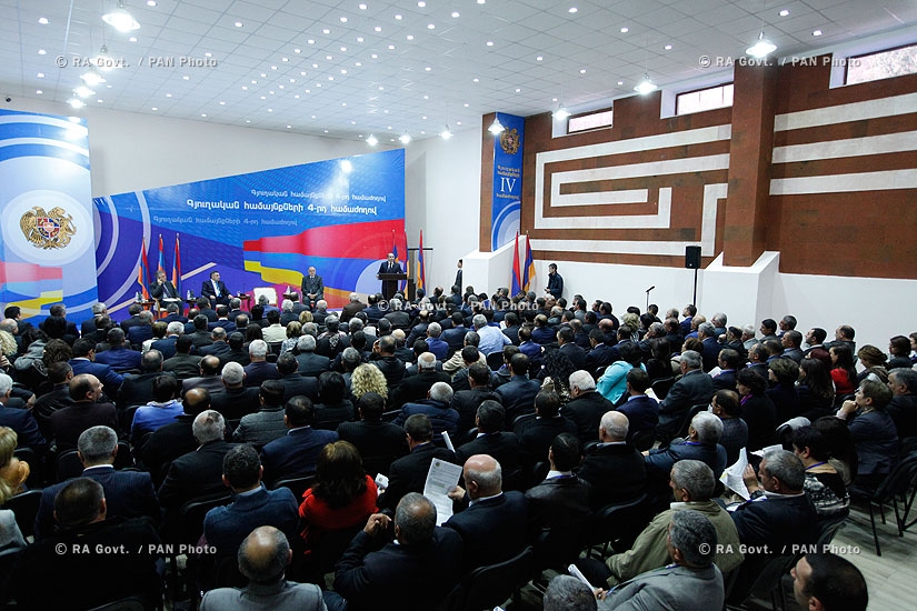 Правительство РА: В Джермуке начал работу 4-й ежегодный форум сельских общин Армении