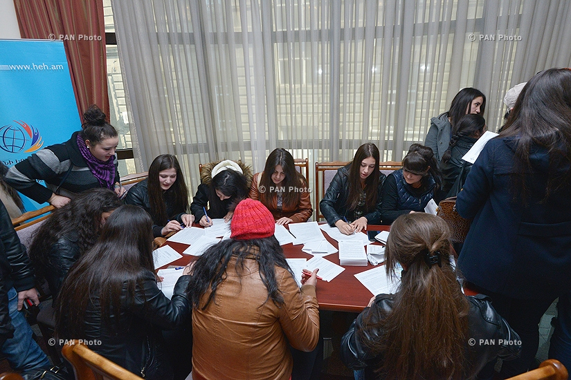 Донорская акция в Молодежном фонде Армении 
