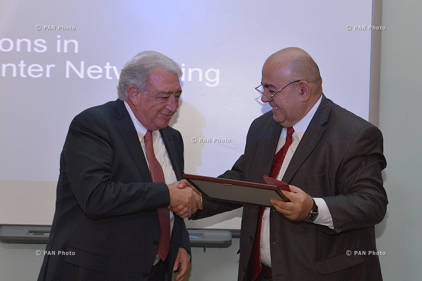  Cisco systems” ընկերության զարգացման գծով նախագահ Մարիո Մացցոլայի այցը Հայաստանի պետական ճարտարագիտական համալսարան