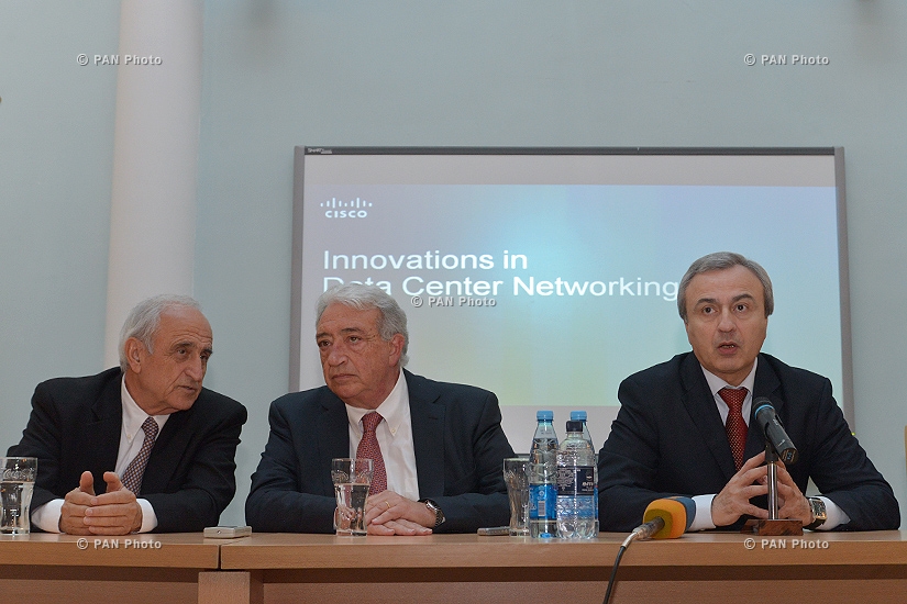 The Chief Development Officer at Cisco Systems, Inc. Mario Mazzola visits State Engineering University of Armenia (SEUA)