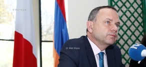 Пресс-конференция новоназначенного посла Франции в Армении Жан-Франсуа Шарпантье 