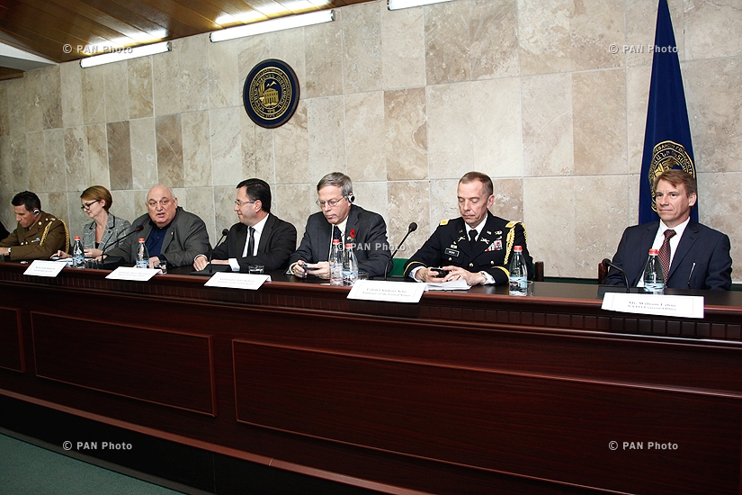 Meeting between several NATO member countries’ ambassadors with the students and faculty at YSU