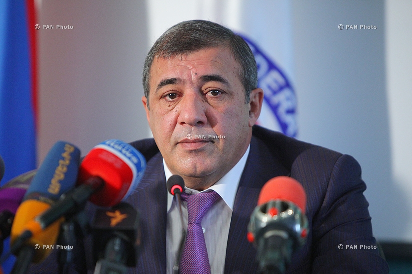 Press conference of Ruben Hayrapetyan, President of Football Federation of Armenia