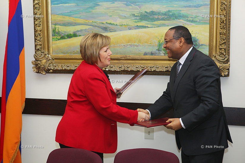 Governments of Armenia and Ethiopia sign an agreement on cooperation in the cultural sphere