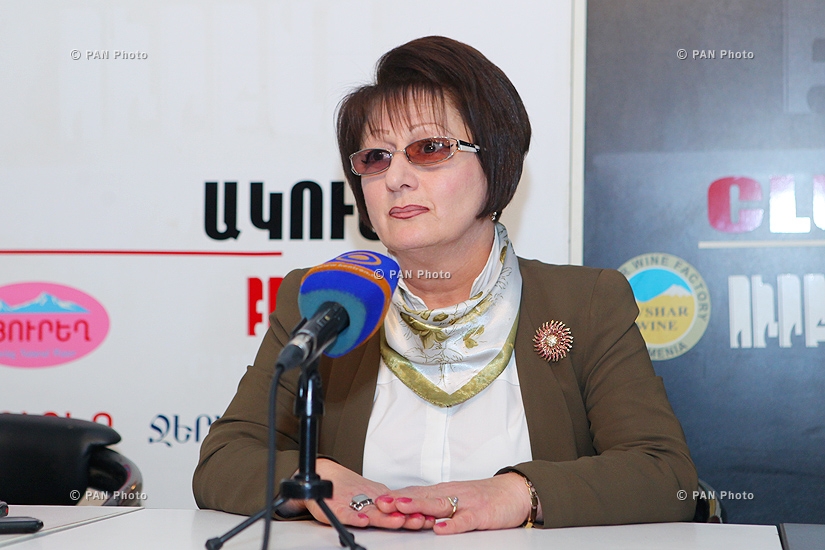 Press conference ANC deputy Lyudmila Sargsyan