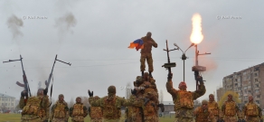 Торжественное мероприятие, посвященное Дню разведчика и юбилею формирования разведподразделения АО РА