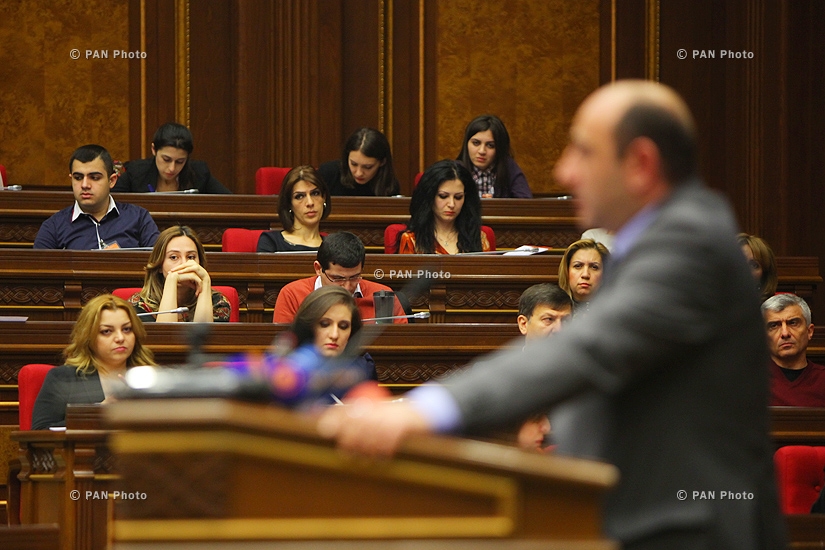 Parliamentary hearings on Armenia's membership in the Eurasian Economic Union (EEU)