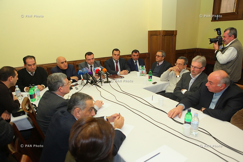 Совместный круглый стол Союза промышленников и предпринимателей Армении и Министерства экономики РА