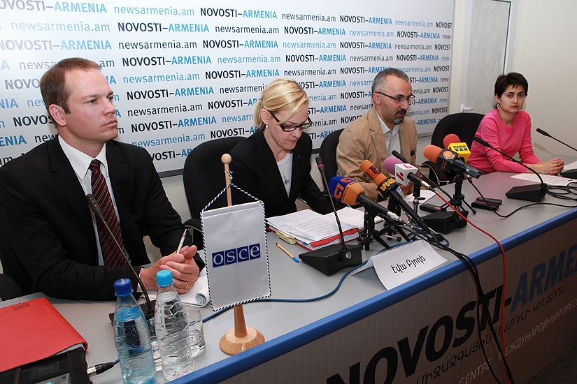 Press conference of OSCE Special Representative for Combating Trafficking in Human Beings Eva Biaudet