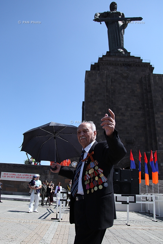 Celebrations dedicated to WWII victory in Yerevan Victory Park