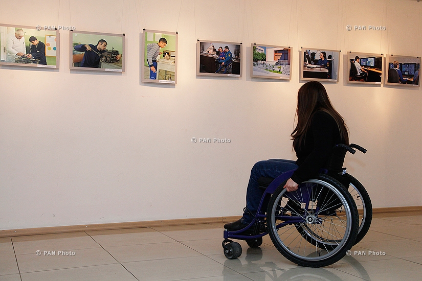 Photo exhibition entitled I work