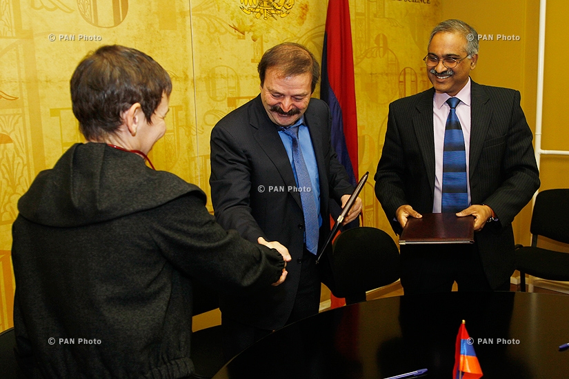 RA Ministry of Education and Science, Indian Embassy to Armenia and Tumo Center for Creative Technologies sign a memorandum of understanding