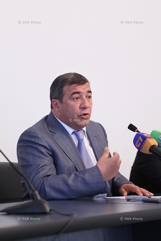 Press conference of AFF President Ruben Hayrapetyan