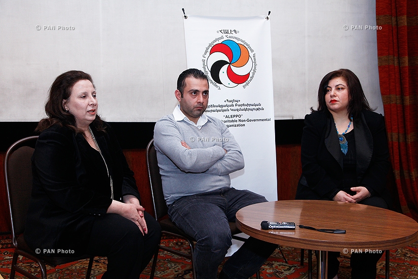 Press conference of Aleppo Compatriotic Charitable Organization's members