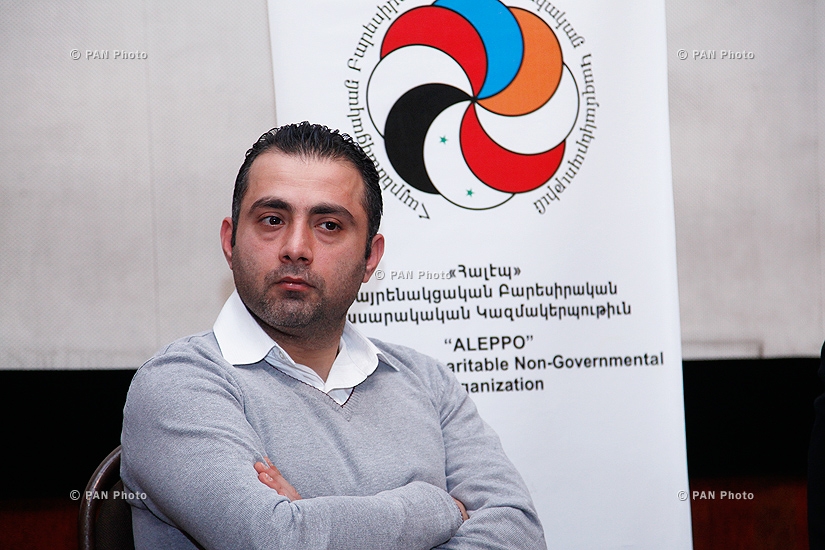 Press conference of Aleppo Compatriotic Charitable Organization's members