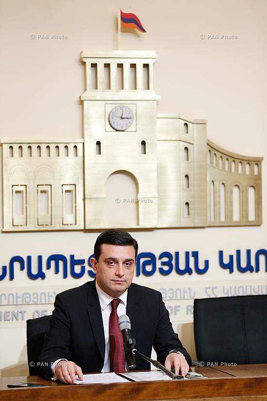Пресс-конференция Министра здравоохранения Армении Армена Мурадяна