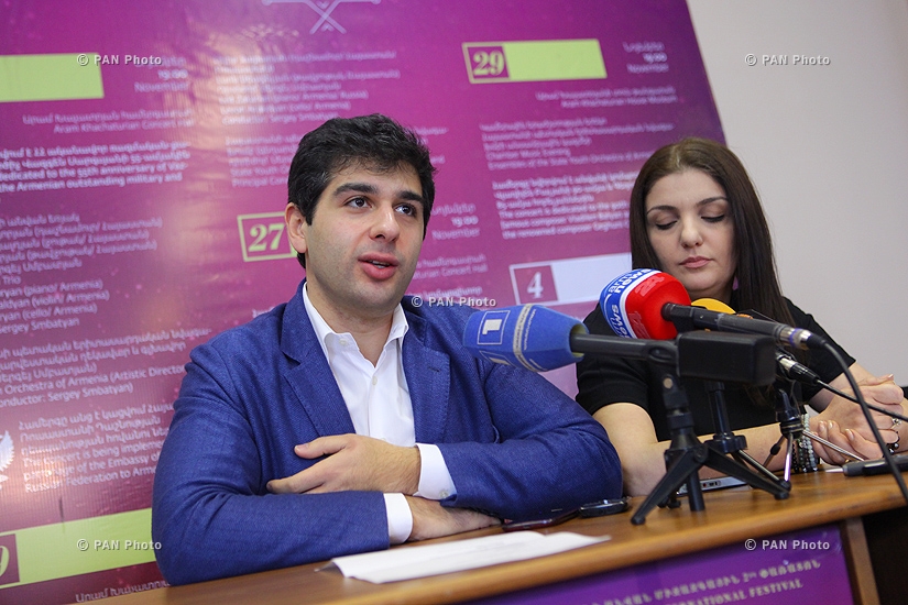 Press conference of Sergey Smbatyan, Art director and chief conductor of the State Youth Orchestra of Armenia