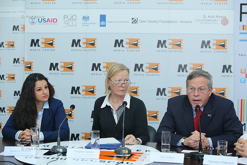 Совместная пресс-конференция коалиции «Остановим насилие в отношении женщин» и посла США в Армении Джона Хефферна