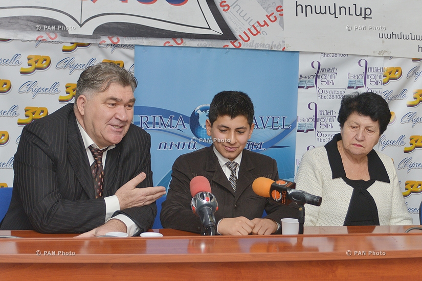 Press conference on Sargis Melkonyan’s “Transient Eternity” collection of poems