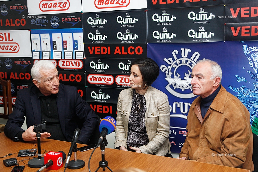 Press conference of Lyova Khachatryan (PAP) and Lernik Alexanyan (RPA)