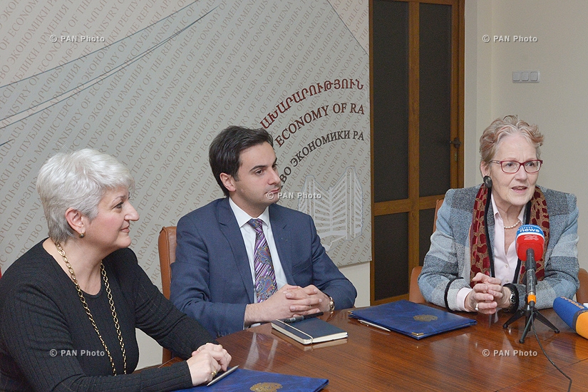 Церемония подписания соглашения Oб открытии в Ереване 3го международного образовательного центра гидов