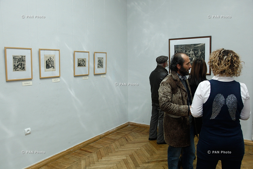 Открытие выставки под названием «Армянская графика 20-го века. Дар Нерсеса Меликяна»