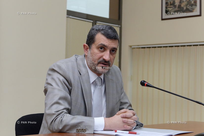 Press conference of Yerevan Deputy Mayor Aram Sukiasyan