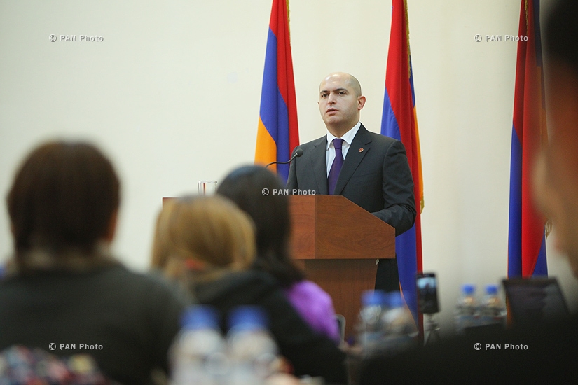 Итоговая пресс-конференция Министра образования и науки Армении Армена Ашотяня