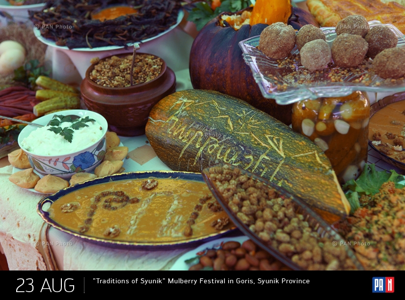 Traditions of Syunik Mulberry Festival in Goris, Syunik Province, Armenia