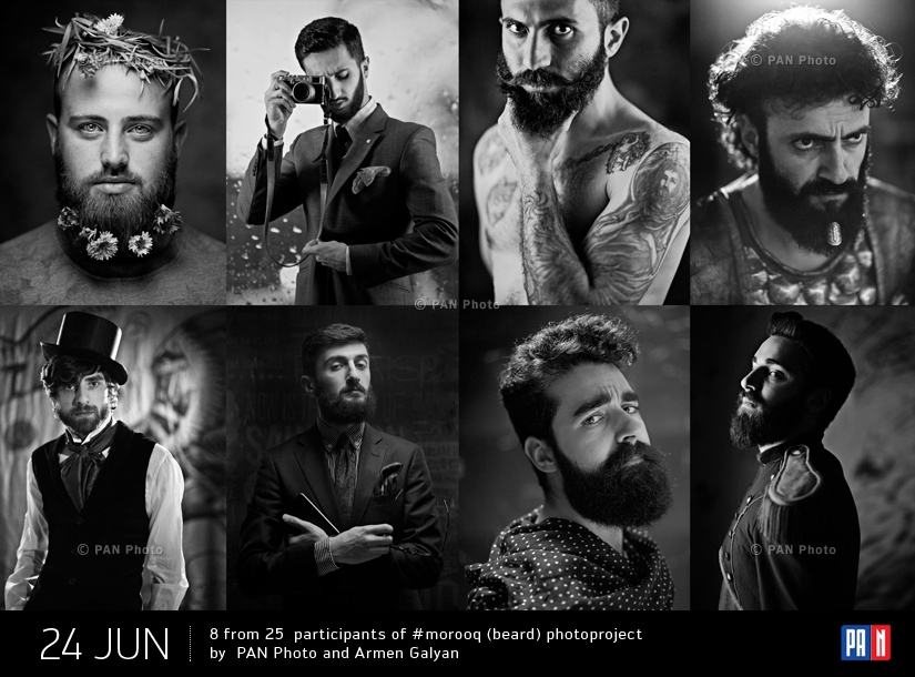 8 from 25  participants of #morooq (beard) photoproject  by  PAN Photo and Armen Galyan