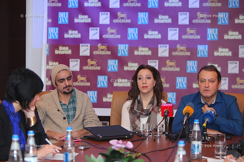 Press conference of Armen Martirosyan, Hrach Keshishyan, Alla Levonyan, Gor Sujyan and Zara Sargsyan