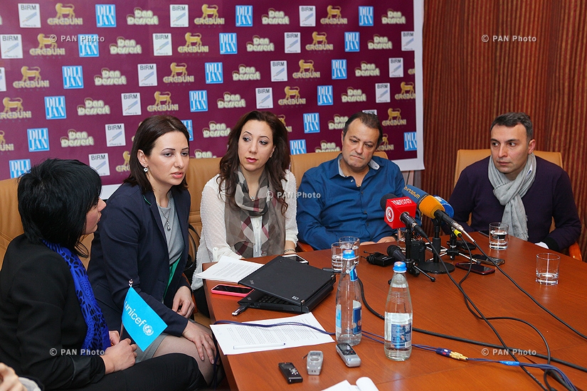 Press conference of Armen Martirosyan, Hrach Keshishyan, Alla Levonyan, Gor Sujyan and Zara Sargsyan